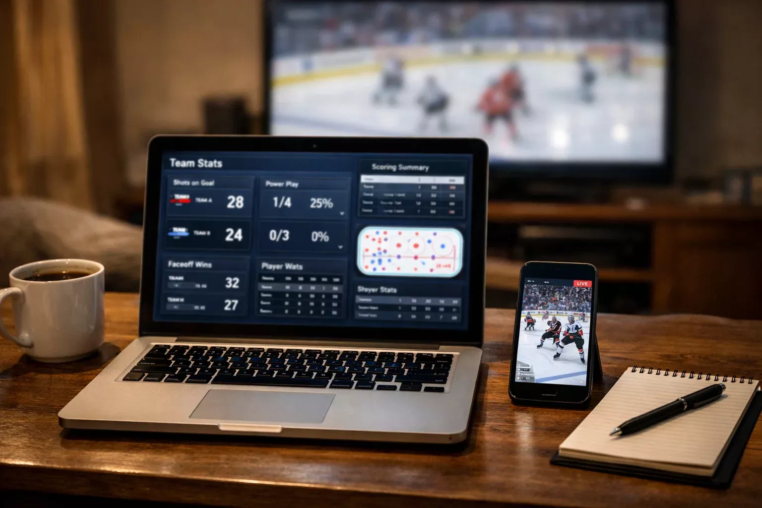 Live-Tools & Datenquellen für Eishockey